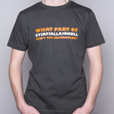What Part of Eyjafjallajökull... - T-shirt - Gray - Idontspeakicelandic